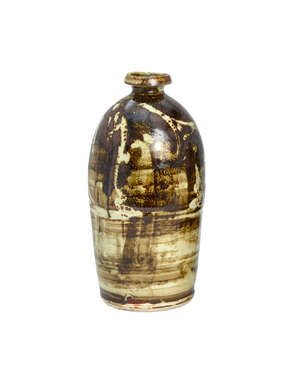 
	
		Mike Dodd (1943-), a porcelain vase 
		c.1981-86, incised monogram to base 
		An...