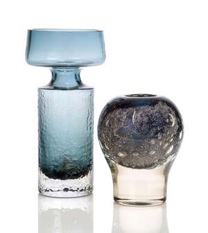 
	
		Heikki Orvola (Finland 1943-), a Nuutajarvi vase 
		c. 1975, signed to base 
		A...