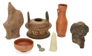 
	
		A collection of antiquities and later artefacts
		Circa 4th Century B.C. and Later
		
