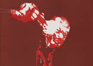 
	
		Yang Shaobin,
		Chinese b.1963-
		 
		No.10, 2005;
		 
		lithograph in colours on Arches...