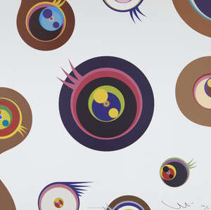
	
		Takashi Murakami, 
		Japanese b.1962- 
		 
		Jellyfish Eyes- White 1, 2006; 
		 
		
