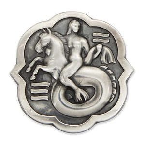 
	
		Georg Jensen, a silver brooch
		GJ monogram used 1933-1944, 925s, Sterling Denmark,...