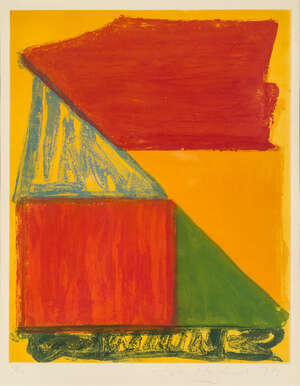 
	
		John Hoyland RA, 
		British 1934-2011-
		 
		Dido, 1979;
		 
		etching with aquatint in...