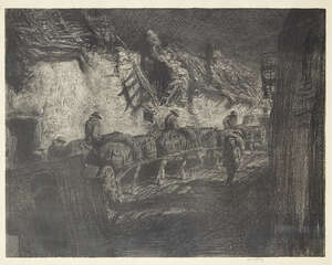 
	
		Kerr Eby,
		American 1889-1946-
		 
		The Night March, 1919;
		 
		lithograph on wove,...