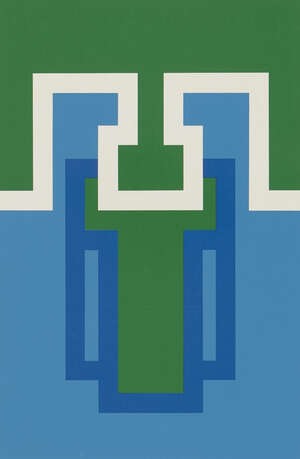 
	
		Robyn Denny,
		British 1930-2014-
		 
		Thomas Suite, 1975;
		 
		the complete suite of...