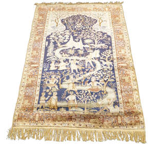 
	
		A Silk Kayseri prayer rug, Central Anatolia, second quarter 20th century, the central...