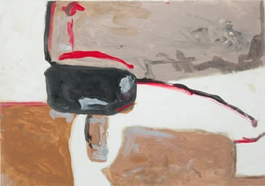 Henry Cliffe,&nbsp;British 1919-1983 -&nbsp;Abstract composition;&nbsp;gouache on paper, signed with initials...