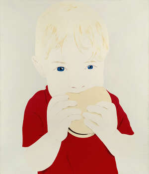 
	
		James Rielly, 
		American/ British b.1956- 
		Food Chain, 2002; 
		oil on canvas, 183 x...