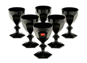 
	
		Philippe Starck for Baccarat, a cased set of 6 Harcourt Darkside 'Imparfait' glasses 
		