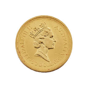 
	
		An Australian gold 50 Dollars, 1992

	

