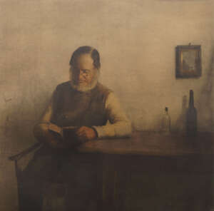 
	
		Peter Vilhelm Ilsted, Danish 1861-1933- Hendrik; mezzotint in colours, signed and...