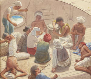 
	
		Oswald Jennings Couldrey, 
		 
		British 1882-1958- 
		 
		Songs of Zion: Uriya...