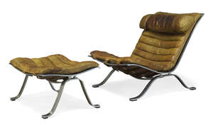 
	
		Arne Norell (1917-1971), an 'Ari' lounge chair and ottoman for Norell Möbel       
		