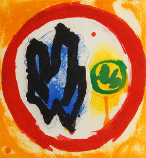 
	
		John Hoyland RA, 
		British 1934-2011- 
		 
		Kinor, 1986; 
		 
		hard ground etching...
