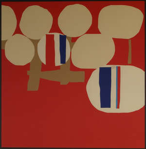 
	
		Sandra Blow RA, 
		British 1925-2006- 
		 
		Red Alert; 
		 
		screenprint in...