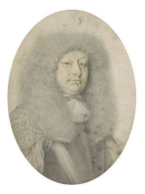 
	
		RTO Attributed to David Loggan, 
		 
		English 1635-1692- 
		 
		Portrait miniature...