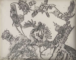 
	
		Nigel Henderson, 
		British 1917-1985- 
		
		Plant Tantrums & Plant Delta, c. 1958; 
		