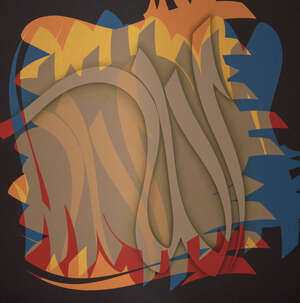 
	
		Hamid Ajami, 
		Iranian b.1962- 
		 
		Allah, 2008-09; 
		 
		oil on canvas, signed in...