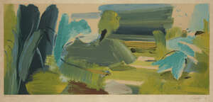 
	
		AMENDMENT: please note the image size is 37.3 x 84cm. Ivon Hitchens, 
		British...