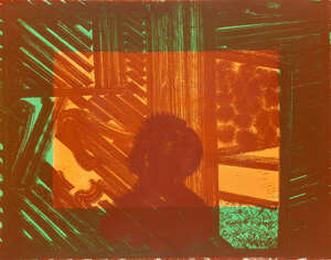 
	
		Sir Howard Hodgkin CH CBE, 
		British 1932-2017- 
		 
		Artist and Model (in green and...
