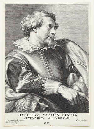 
	
		Lucas Vorsterman, 
		Flemish 1595-1675- 
		 
		Hubertus Vanden Eynden, after Anthony...