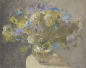 
	
		Nicolas Granger-Taylor,
		British b.1963-
		 
		Floral still life;
		 
		oil on...