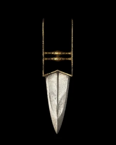 A gold inlaid push dagger (katar), North India, early 18th century,&nbsp;
Its blade single fullered...