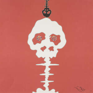 
	
		Takashi Murakami, 
		Japanese b.1962- 
		 
		RED-TIME, 2008; 
		 
		offset lithograph in...