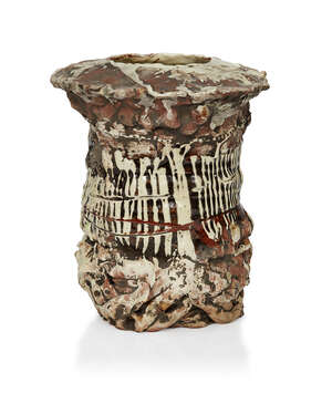
	
		Simon Carroll (1964-2009), a large vase 
		c.2000, unsigned apart from fingerprint to...