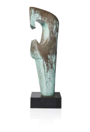 
	
		John Erskine Milne, 
		British 1931-1978- 
		 
		Thor (JM161), 1974;
		 
		cold cast...