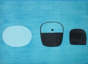 William Scott CBE RA,&nbsp;British 1913-1989,&nbsp;Green predominating, from Summer Suite, 1976;&nbsp;lithograph in...