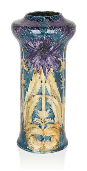 
	
		George Cartlidge (1868-1961) for Sampson Hancock & Sons, 
		 
		Morris Ware vase, circa...