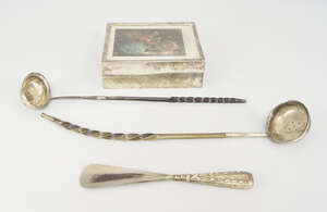 
	
		A silver cigarette box, London, c.1927, Mappin & Webb, of rectangular form, the hinged...