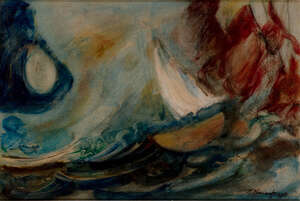 
	
		Meyer Uranovsky, 
		South African b.1939 - 
		 
		Seascape with a sailing boat,...