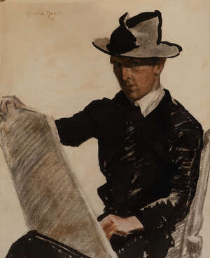 
	
		Gerald Vivian Davis, 
		American 1899-1987 - 
		&nbsp;
		Self-portrait, 1928; 
		&nbsp;
		ink and...