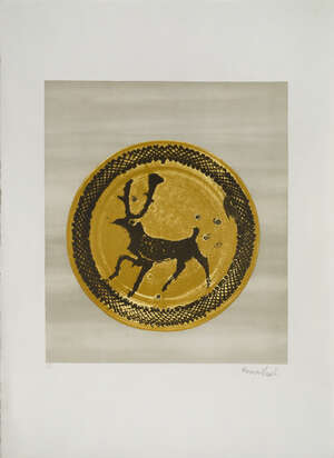
	
		Bernard Leach (1887-1979), a limited edition lithograph 
		c. 1973/4, signed and...