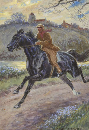 Percy Frederick Seaton Spence, 
Australian 1868-1933- 
Going for the Doctor; Merrylegs; He...