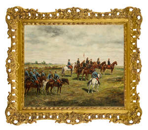 
	
		Paul Emile Léon Perboyre, 
		French 1851-1929- 
		 
		French officers, cuirassiers,...