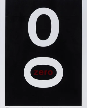 Almir Mavignier da Silva,&nbsp;Brazilian 1925-2018,&nbsp;Zero, 1979;&nbsp;glossy screenprint in colours,&nbsp;signed in...