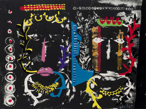 
	
		John Piper CH,
		British 1903-1992-
		 
		Foliate Heads II [Levinson 246], 1975;
		 
		