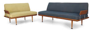 
	
		Peter Hvidt & Orla Molgaard-Nielsen for France & Son, 
		 
		Two piece 'Minerva' sofa...