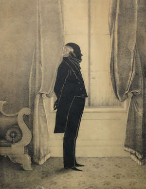 
	
		Elijah Chapman Kellogg, American 1811-1881- John Quincy Adams, after W H Brown;...