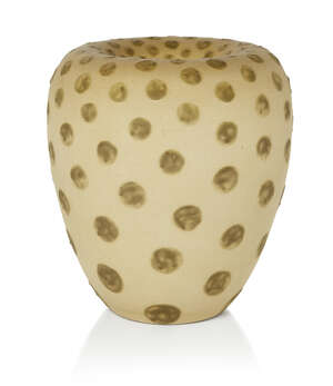 
	
		Jon Williams (British 1969-), a large terracotta vase 
		c.2000, impressed mark to base...
