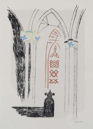 
	
		John Piper CH,
		British 1903-1992-
		 
		Llan-y-Blodwell, Shropshire: Mid 19th...