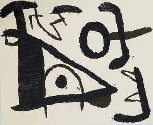 
	
		Joan Miro, 
		Spanish 1893-1983- 
		Abstract compostion; 
		screenprint, 24.7x32cm:...