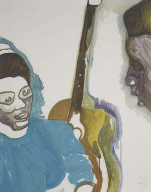 
	
		Peter Doig,
		Scottish b.1959-
		 
		Two Students, 2008;
		 
		giclée print in colours...