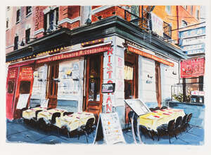 
	
		Bob Dylan, 
		American b.1941; 
		 
		Little Italy, lower Manhattan; 
		giclée print in...