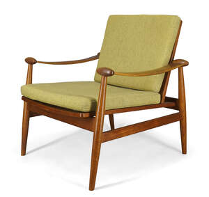 
	
		Finn Juhl (1912-1989) for France & Son, 
		 
		Model 'FD133' or 'Spade' lounge chair,...
