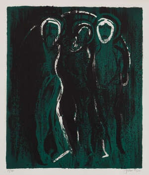 
	
		John Piper CH,
		British 1903-1992-
		 
		The Visitation/ Saints [Levinson 253],...