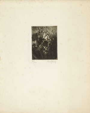 
	
		Andre Marfaing, 
		French 1925-1987- 
		 
		Untitled, undated; 
		 
		etching on wove,...